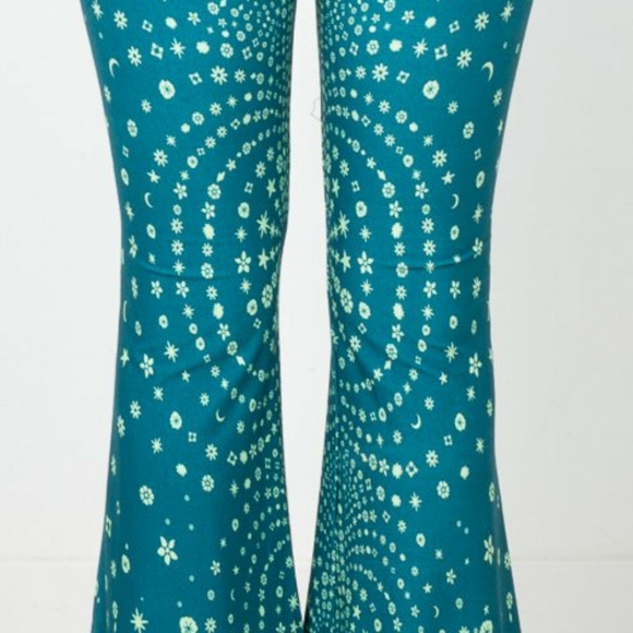 New novella royale janis bells aqua haze legging L teal turquoise leggings pants - Picture 16 of 16